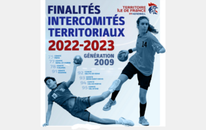 Finalités Inter-comités Territoriaux 2022/2023 - Génération 2009