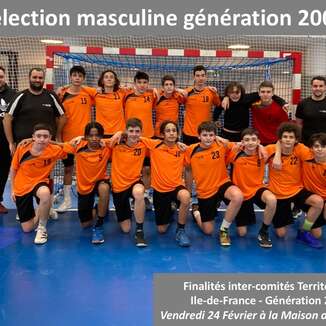 Équipe Masculine - Inter-comité territoriaux Génération 2009