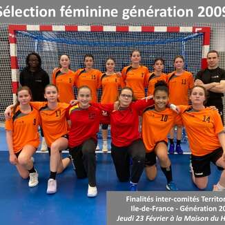 Équipe Féminine - Inter-comité territoriaux Génération 2009